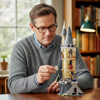 Torre Das Corujas - Castelo De Hogwarts (364 peças)