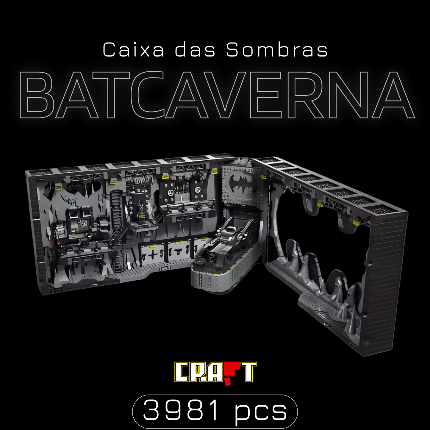 Batcaverna - Caixa de Sombras (3981 peças)