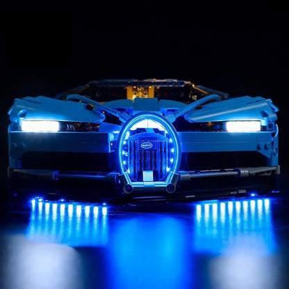 Bugatti Chiron Azul (3599 peças) - Brics Craft