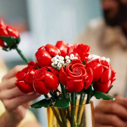 Buquê de Rosas (822 peças) - Brics Craft