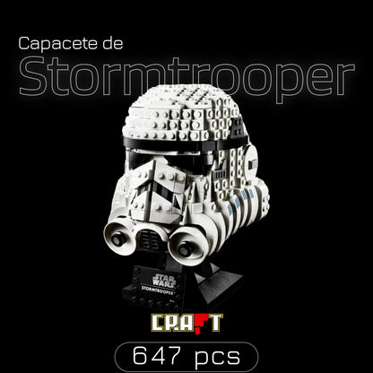 Capacete Stormtrooper (647 peças) - Brics Craft