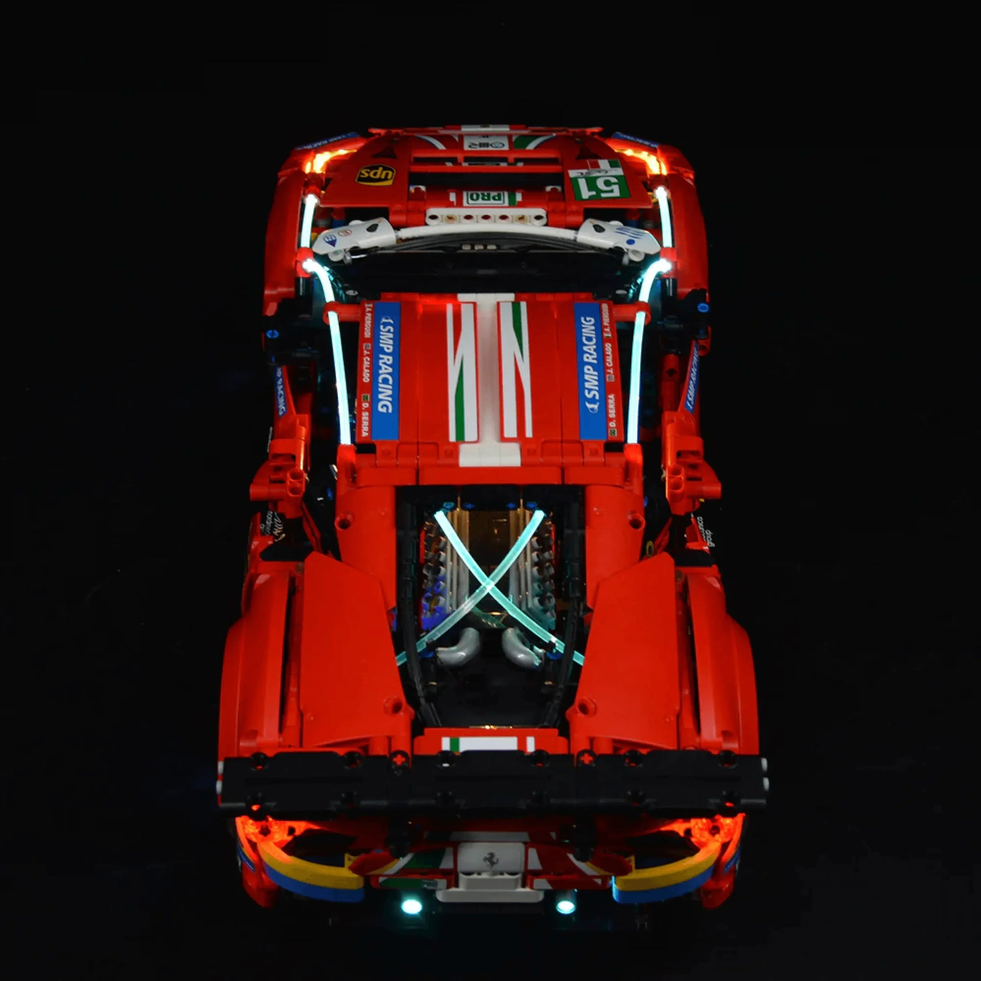 Ferrari 488 GTE (1677 pçs) OFF - Brics Craft
