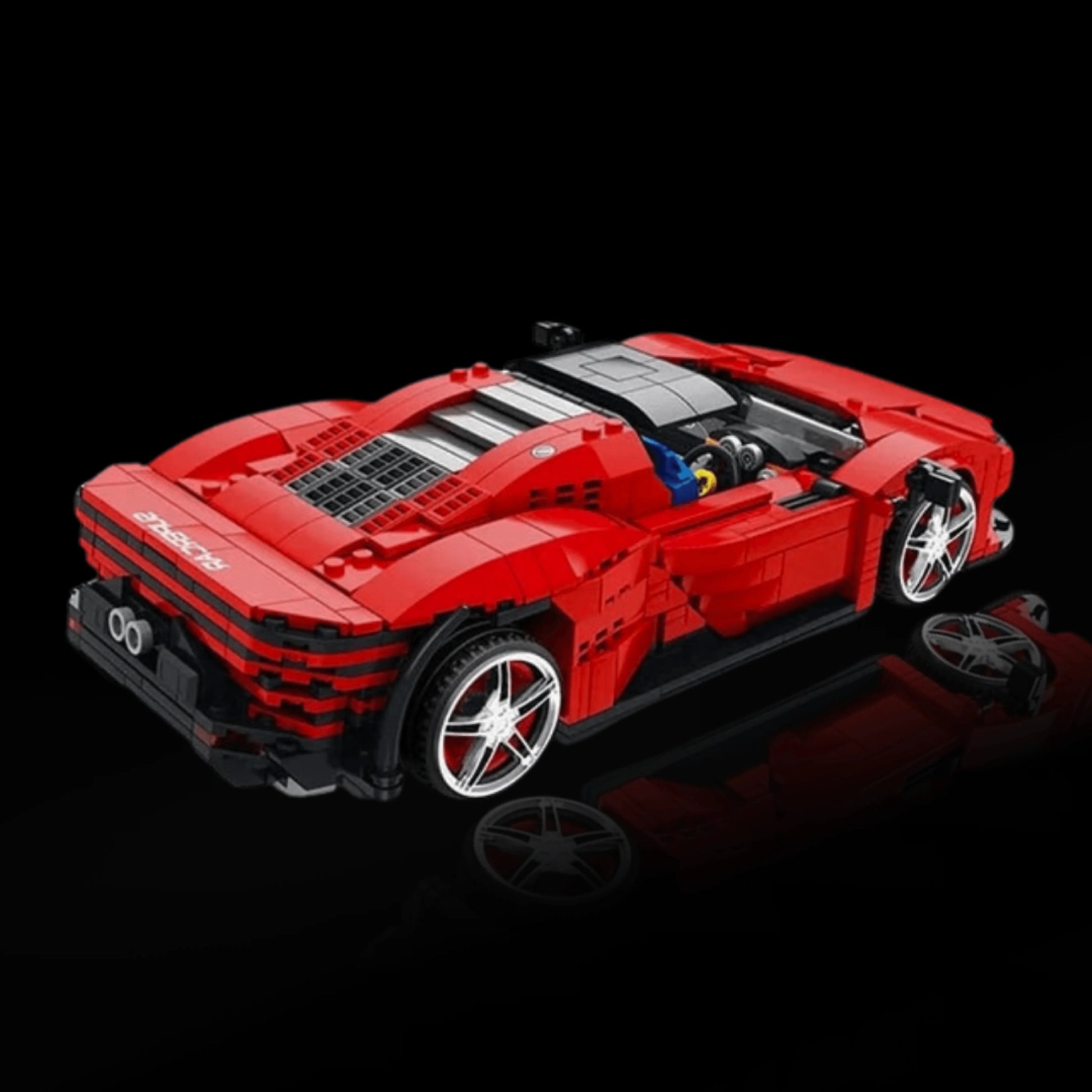 Ferrari Daytona SP3 Vermelha (1168 pcs) - Brics Craft