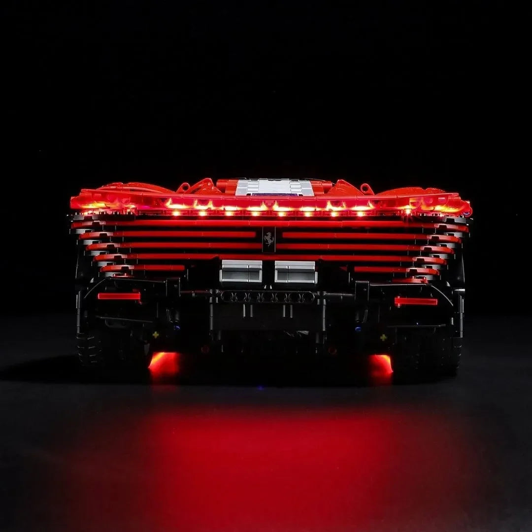 Ferrari Daytona SP3 Vermelha (3778 peças) - Brics Craft