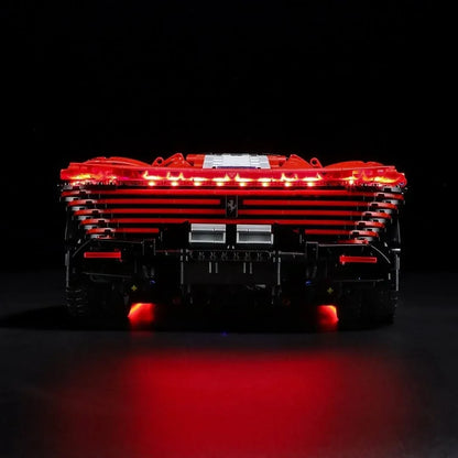 Ferrari Daytona SP3 Vermelha (3778 peças) - Brics Craft