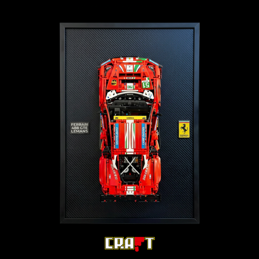 Quadro de Fibra de Carbono para a Ferrari 488 GTE