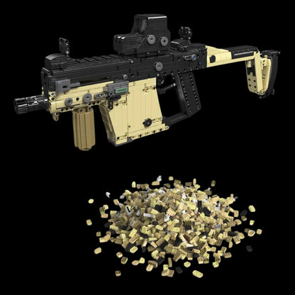 Submetralhadora Uzi (1558 peças)