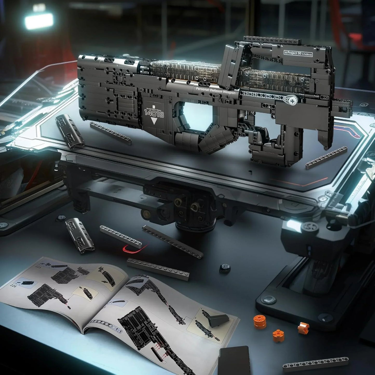 Submetralhadora FN P90 (1589 peças)