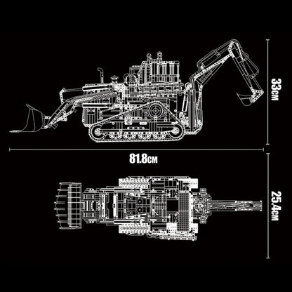 Trator de Esteira (3963 peças)
