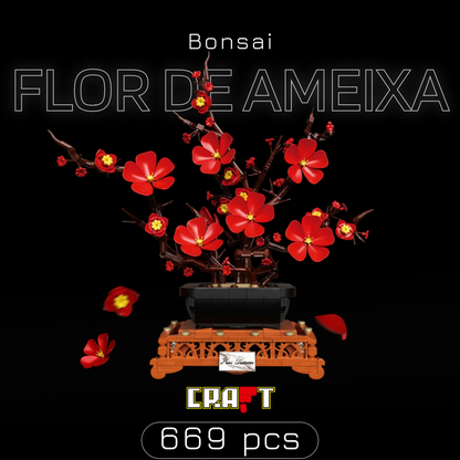 Bonsai Flor de Ameixa (669 peças)
