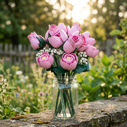 Buquê Rosa Eterno (789 peças)