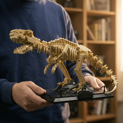 Esqueleto - Tiranossauro Rex (826 peças)