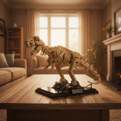 Esqueleto - Tiranossauro Rex (826 peças)