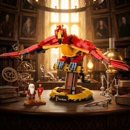 Fawkes - A Fénix de Dumbledore (597 peças)