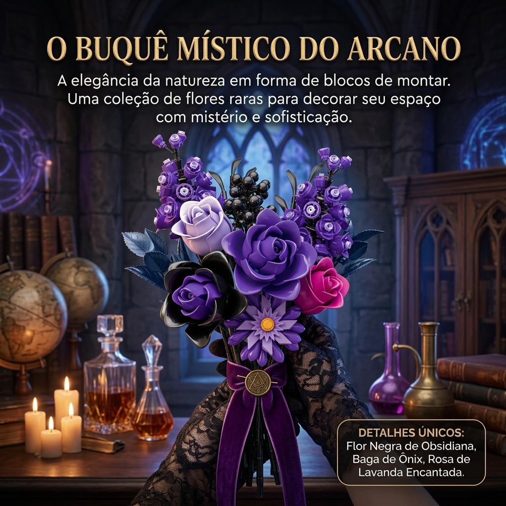 Buquê Águas Profundas (822 peças)