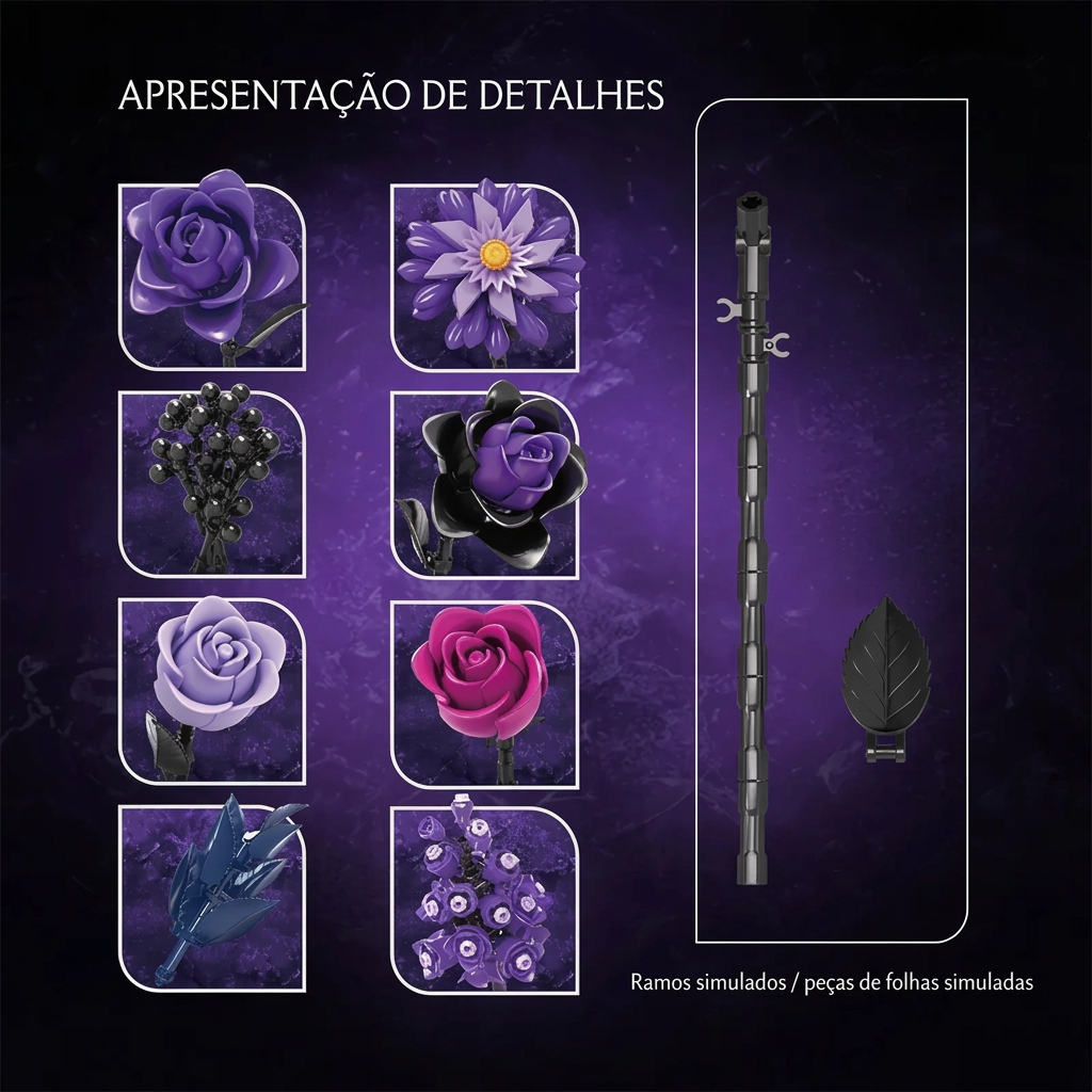 Buquê Águas Profundas (822 peças)