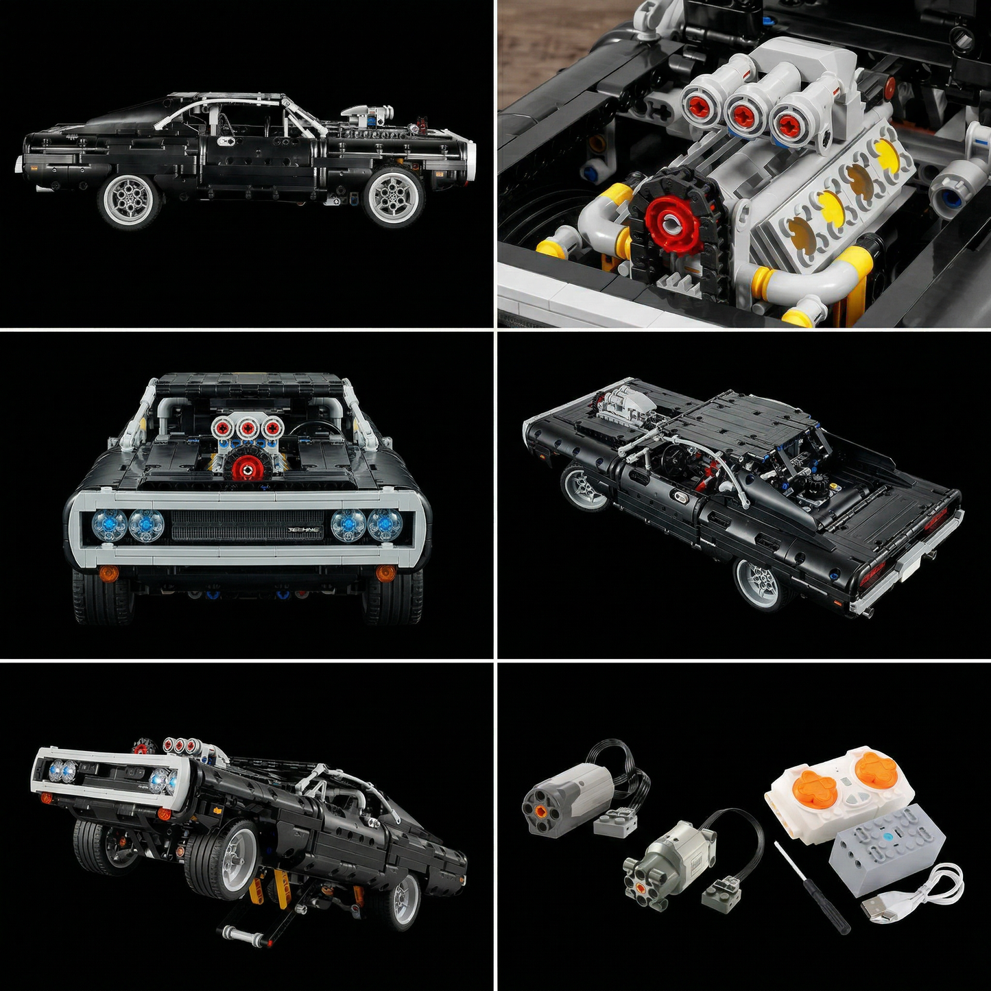 Dodge Charger 1970 - Velozes e Furiosos (1077 peças)