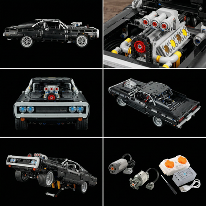Dodge Charger 1970 - Velozes e Furiosos (1077 peças)