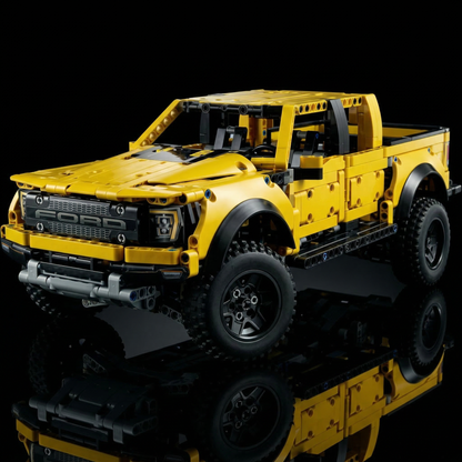 Ford F-150 Raptor Amarelo (1379 peças)
