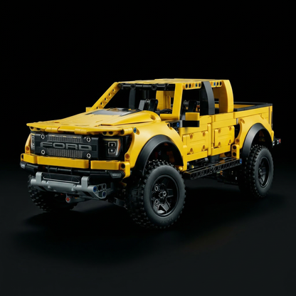 Ford F-150 Raptor Amarelo (1379 peças)