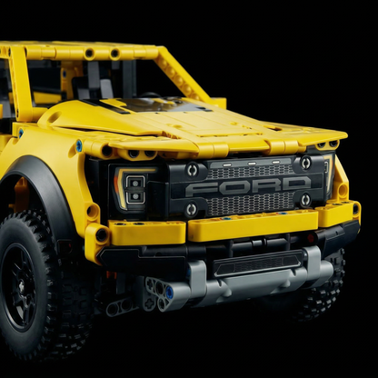 Ford F-150 Raptor Amarelo (1379 peças)