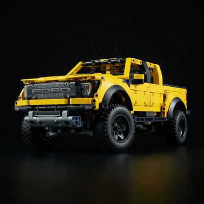 Ford F-150 Raptor Amarelo (1379 peças)