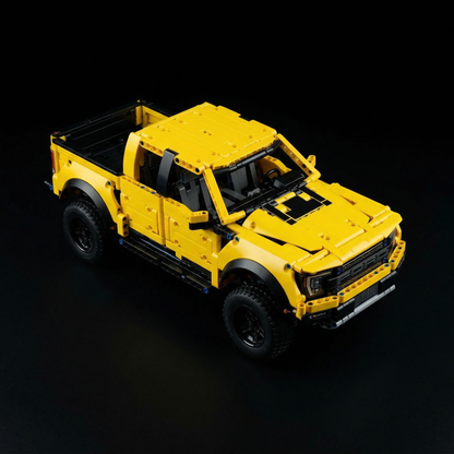 Ford F-150 Raptor Amarelo (1379 peças)