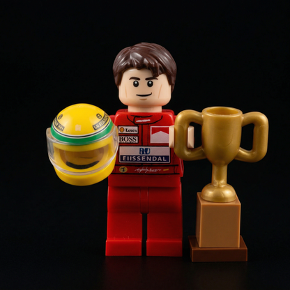 Fórmula 1 - McLaren MP4/4 + Ayrton Senna (693 peças)