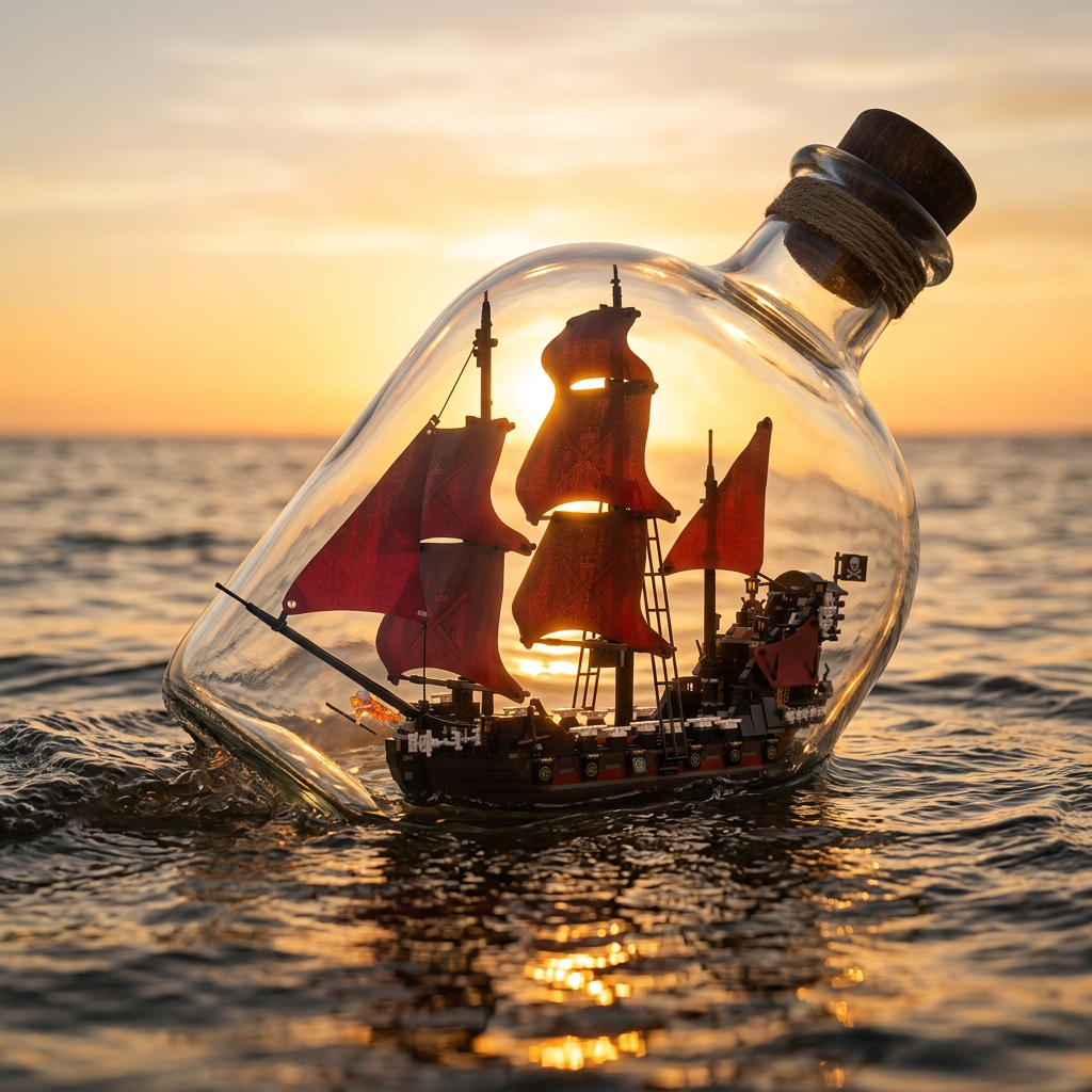 Piratas do Caribe - Vingança da Rainha Ana (1097 peças)