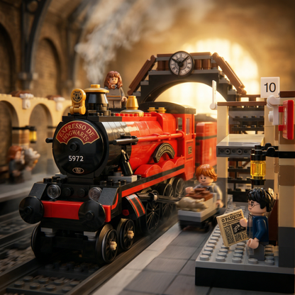 Harry Potter - Expresso de Hogwarts e Plataforma 9¾ (801 peças)
