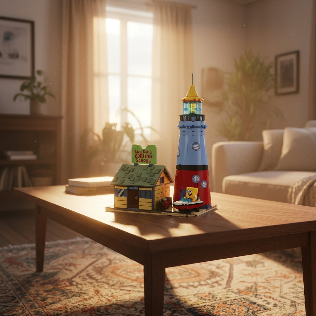 Bob Esponja - Escola de Barcos da Sra. Baiacu (629 peças)