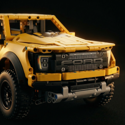 Ford F-150 Raptor Amarelo (1379 peças)