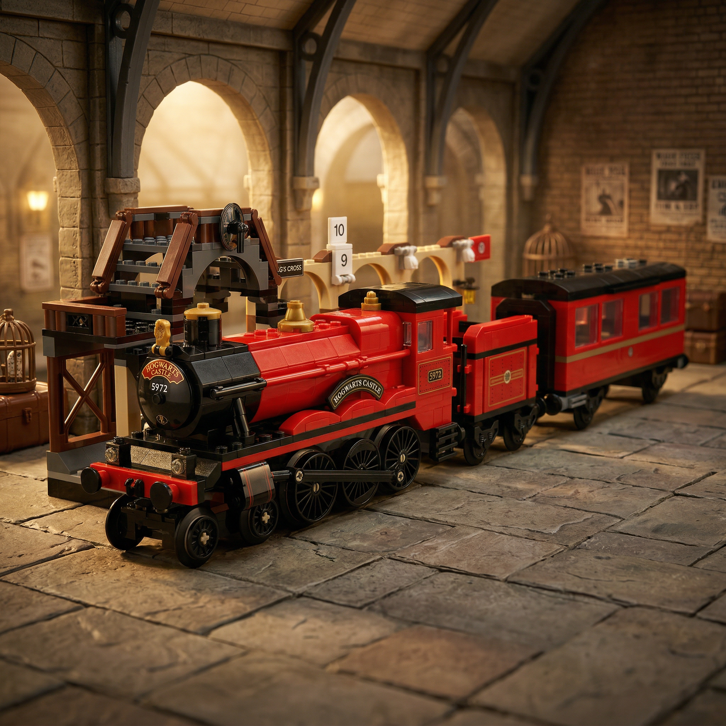 Harry Potter - Expresso de Hogwarts e Plataforma 9¾ (801 peças)