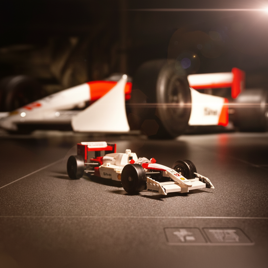 Fórmula 1 - McLaren MP4/4 + Ayrton Senna (693 peças)