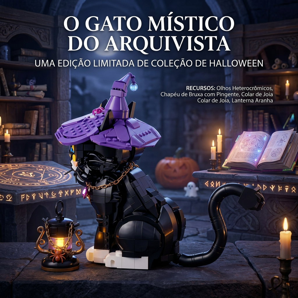 Gato Mágico (1128 peças)