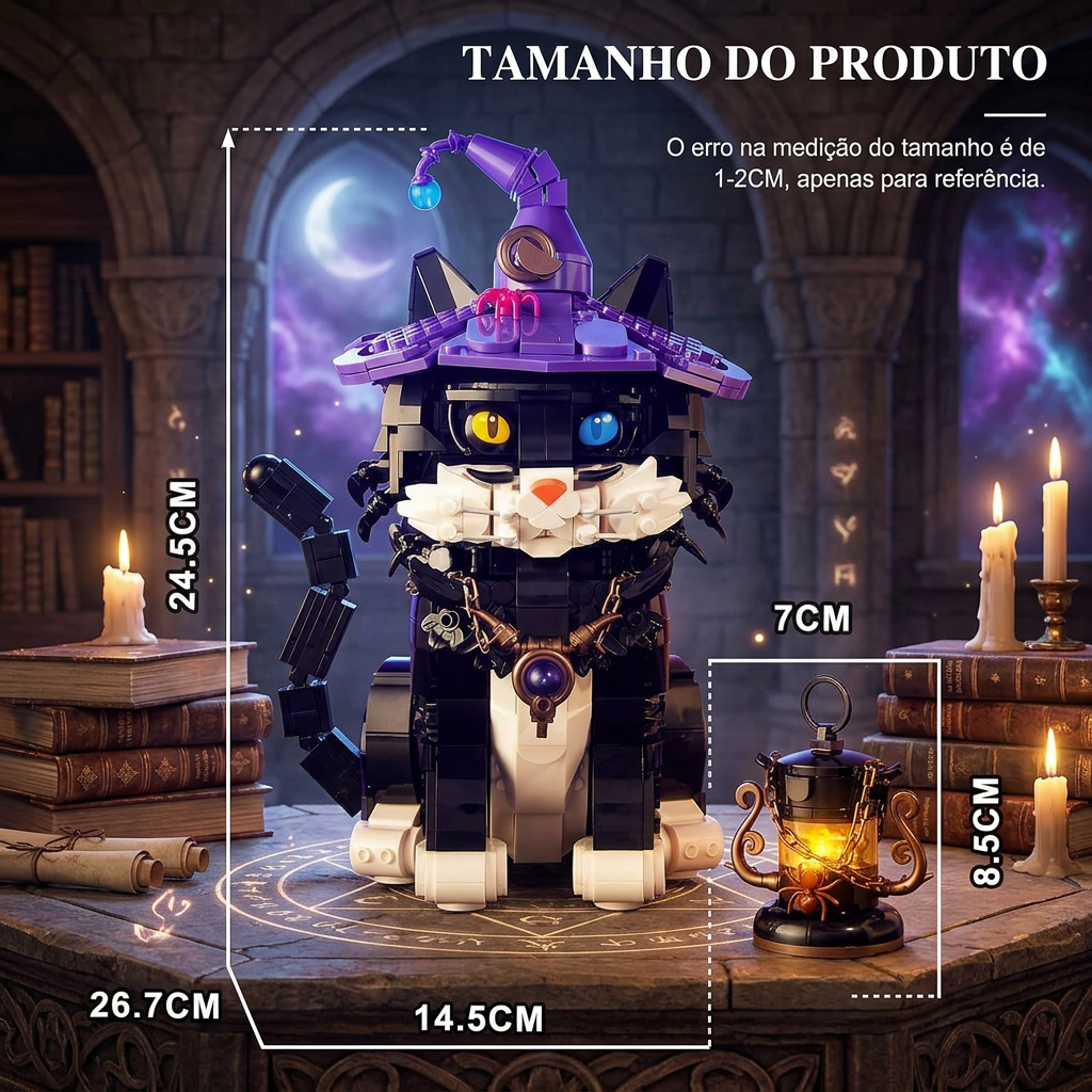 Gato Mágico (1128 peças)