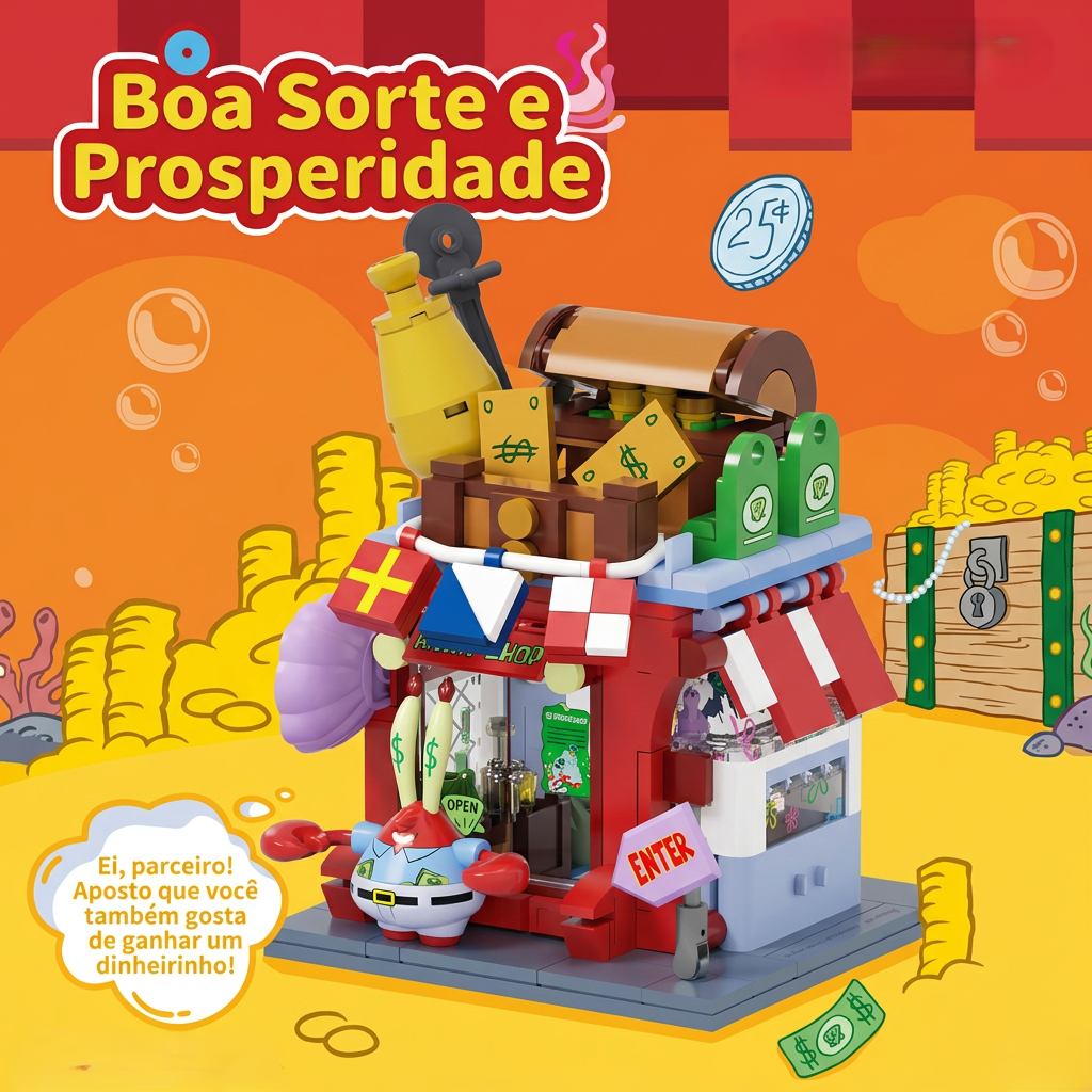 Bob Esponja - Nadando no Dinheiro (353 peças)