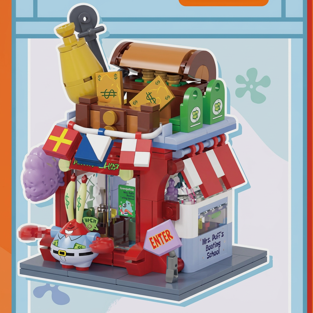 Bob Esponja - Nadando no Dinheiro (353 peças)