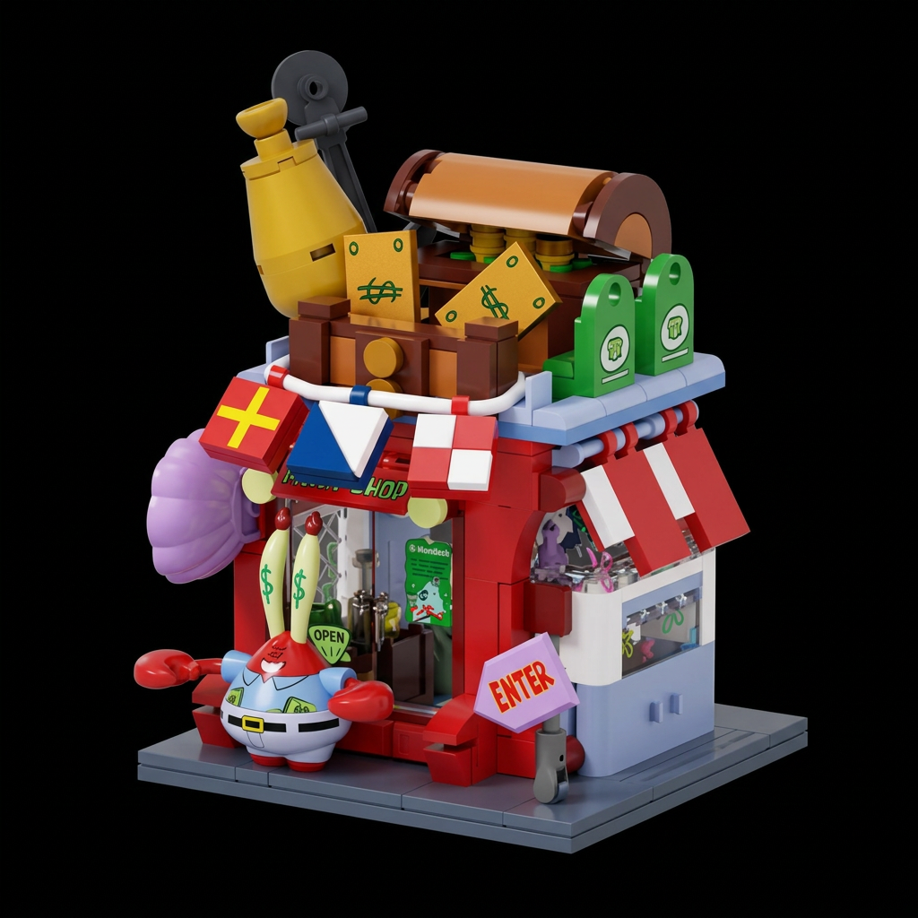 Bob Esponja - Nadando no Dinheiro (353 peças)