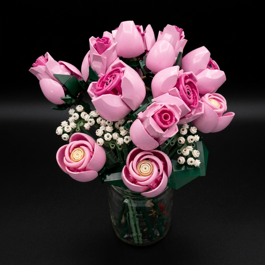 Buquê Rosa Eterno (789 peças)