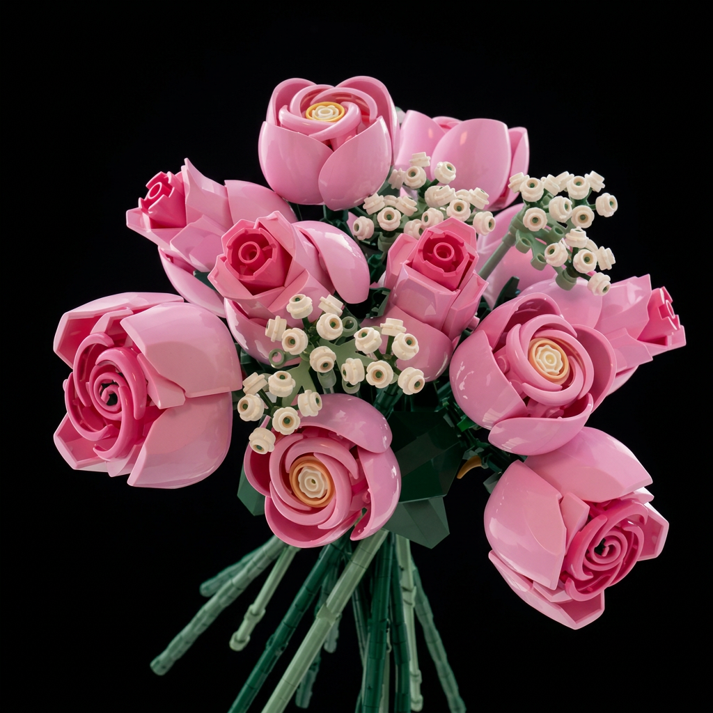 Buquê Rosa Eterno (789 peças)