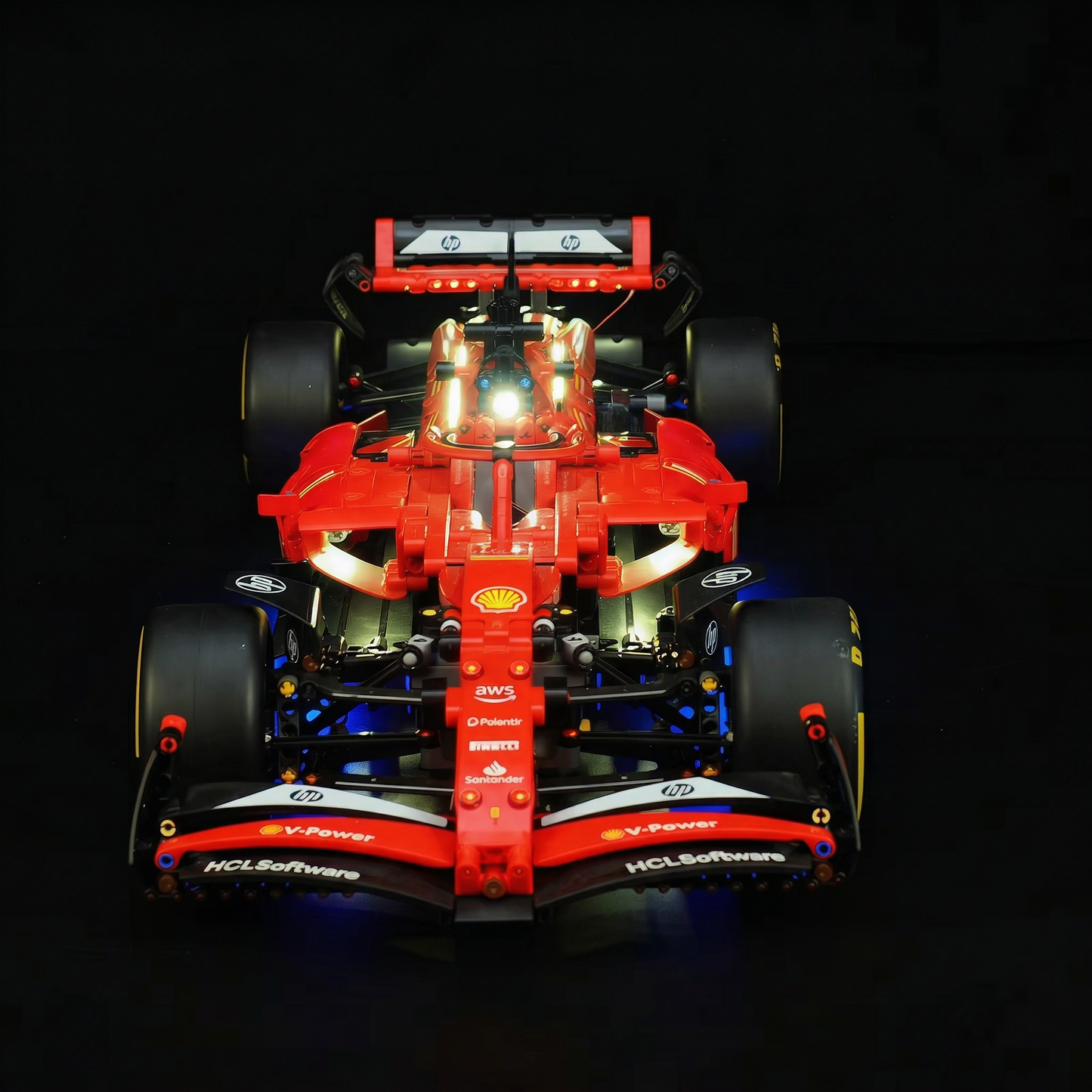 Kit de Iluminação para a Fórmula-1 Ferrari SF24 (1361 peças)