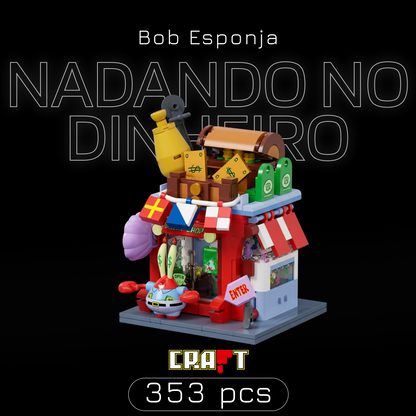 Bob Esponja - Nadando no Dinheiro (353 peças)