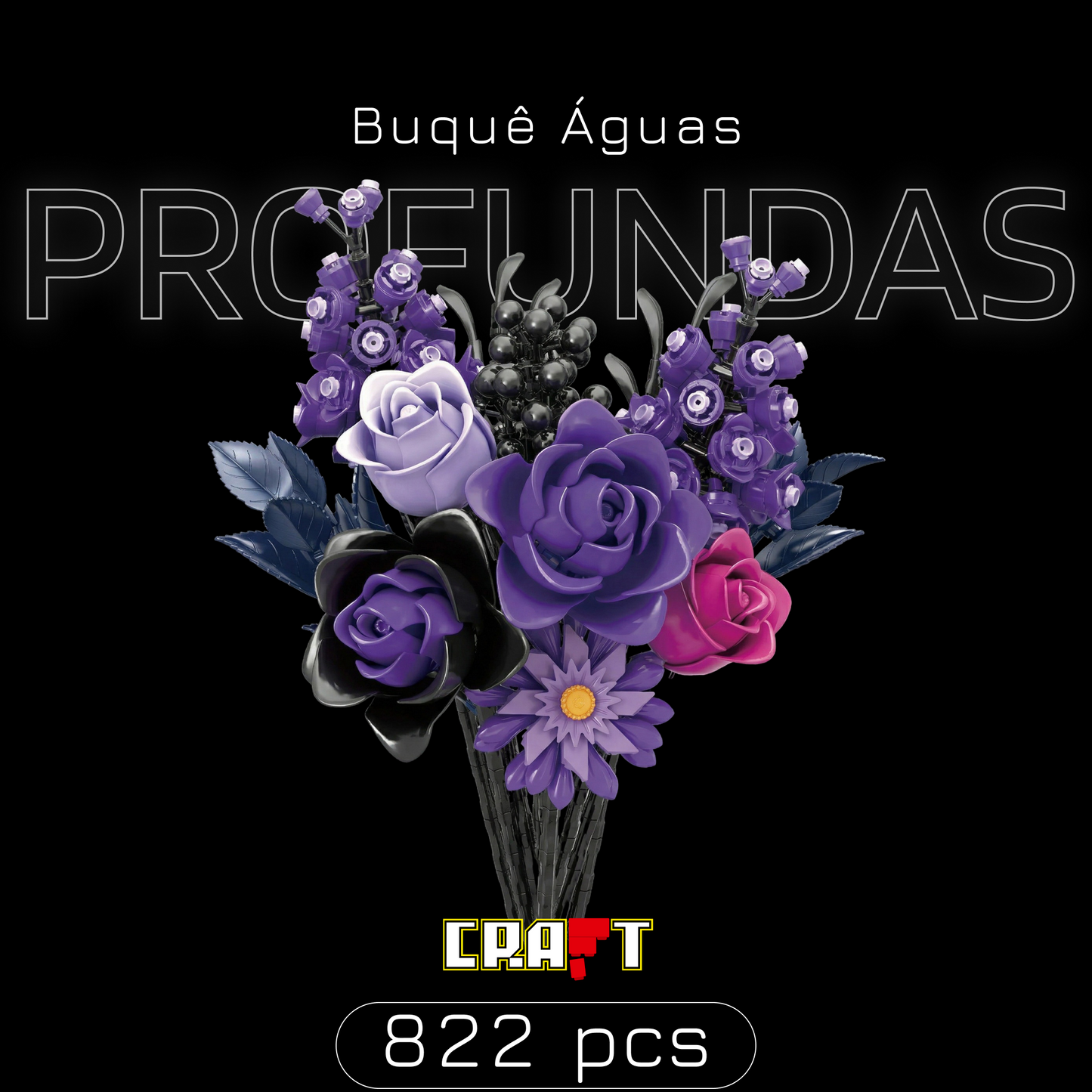 Buquê Águas Profundas (822 peças)