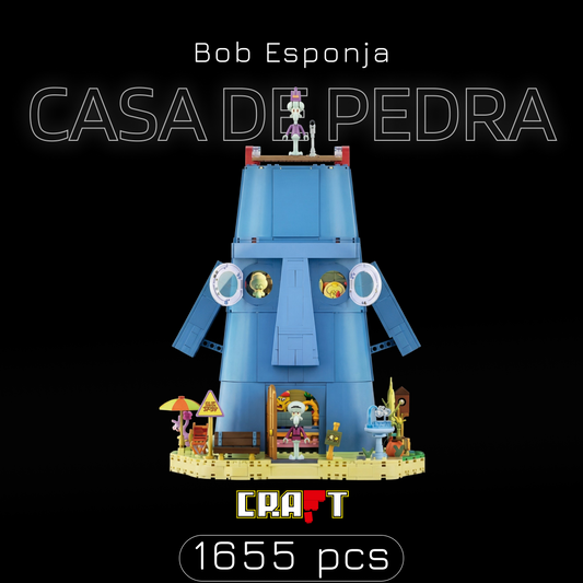 Bob Esponja - Casa da Pedra dos Tentáculos (1655 peças)