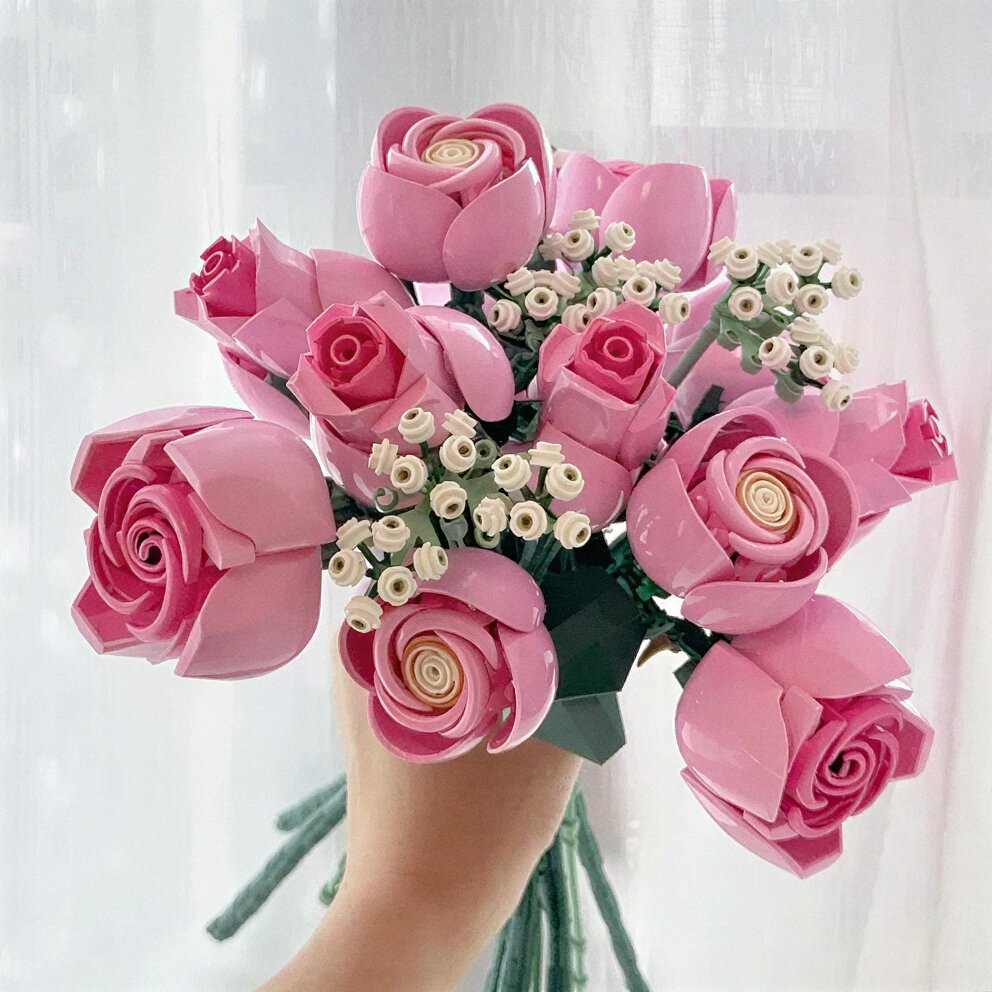 Buquê Rosa Eterno (789 peças)