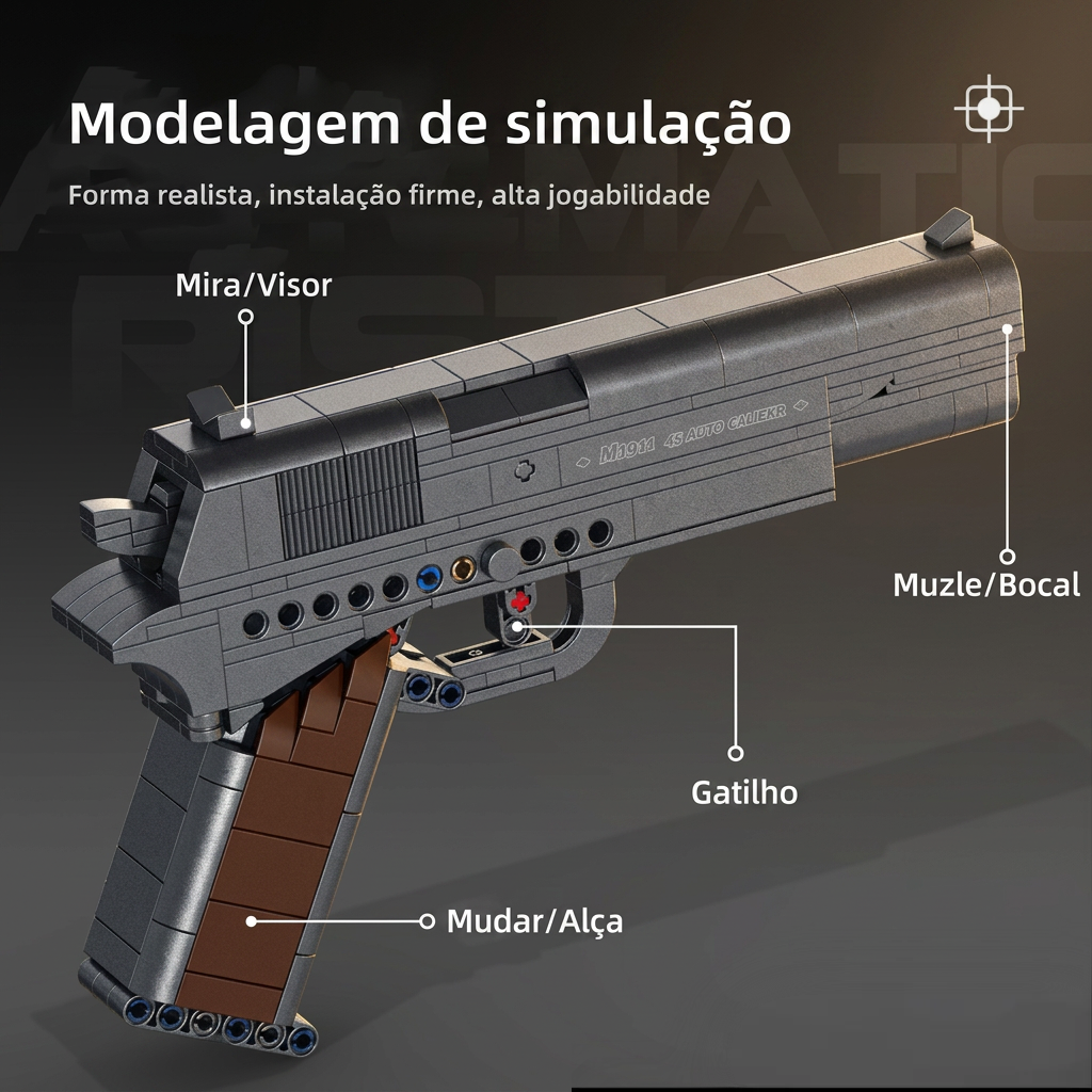 Pistola M1911 (333 peças)