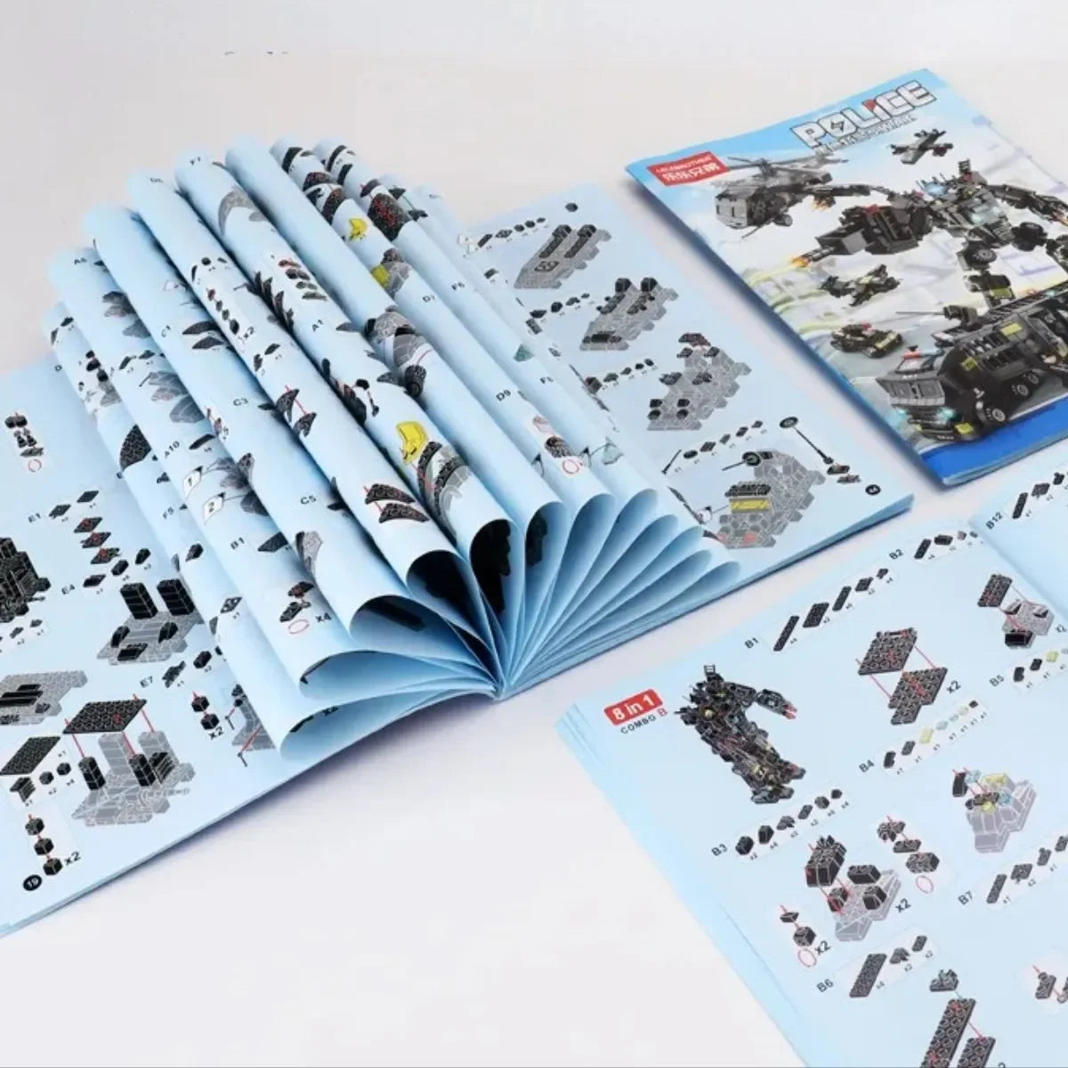 Helicóptero, Transformers e Caminhão (51 Brinquedos em 3) - Brics Craft