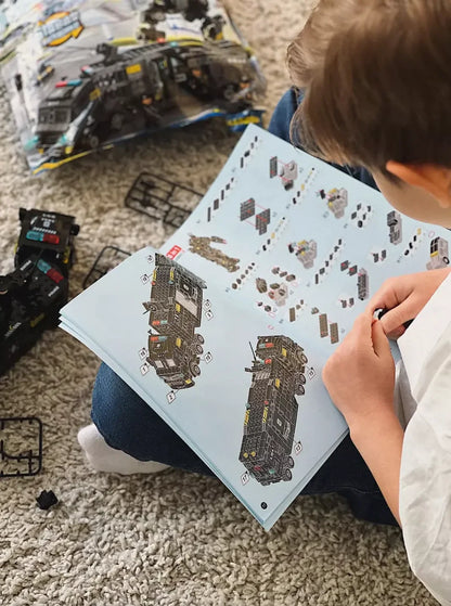 Helicóptero, Transformers e Caminhão (51 Brinquedos em 3) - Brics Craft