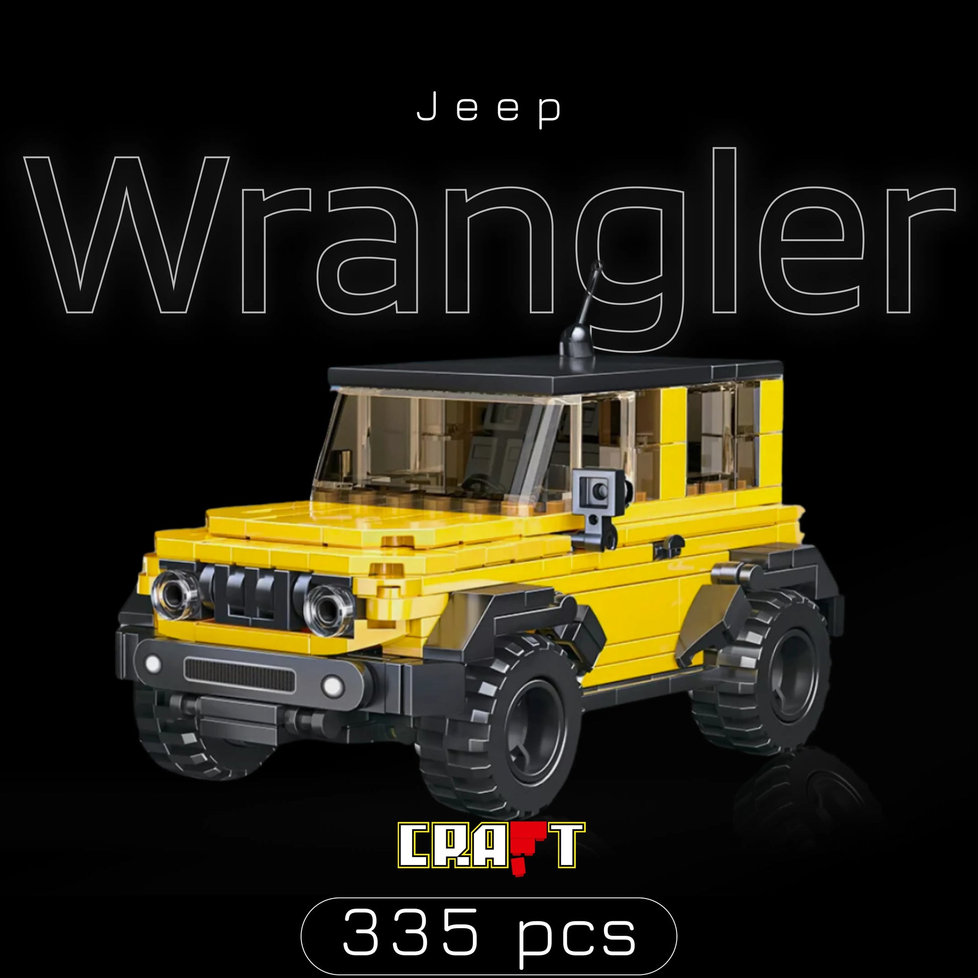 Jeep Wrangler (335 pçs) - Brics Craft